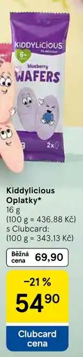 Tesco Kiddylicious Oplatky nabídka