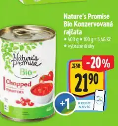 Albert Bio konzervovaná rajčata nabídka