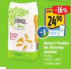 Albert Bio těstoviny pšeničné nabídka