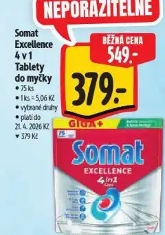 Albert Somat tablety do myčky nabídka