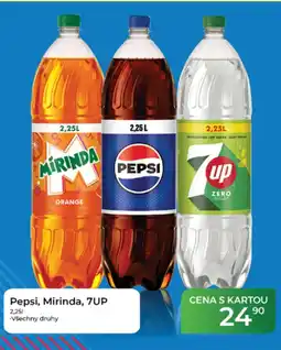 Tamda Foods Pepsi, Mirinda, 7UP nabídka