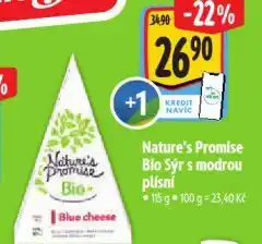 Albert Bio sýr s modrou plísní nabídka