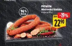 Albert Mistrovská klobása nabídka