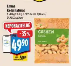 Albert Emma kešu natural nabídka
