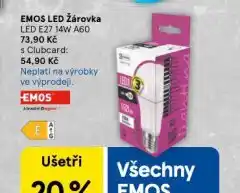 Tesco Emos led žárovka nabídka