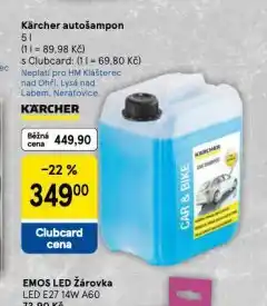 Tesco Kärcher autošapon nabídka