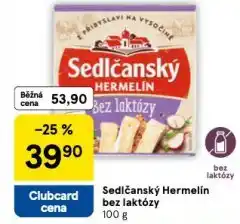 Tesco Sedlčanský hrmelín bez laktózy nabídka