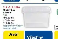 Tesco Úložný box s víkem nabídka