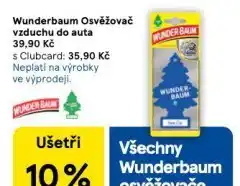 Tesco Wunderbaum osvěžovač vzduchu do auta nabídka