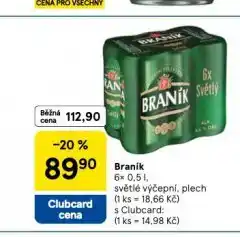 Tesco Pivo braník nabídka