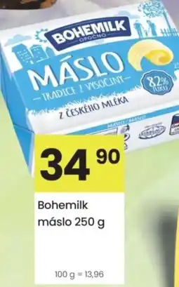 Kubík potraviny Bohemilk máslo nabídka