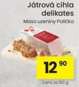 Kubík potraviny Játrová cihla delikates nabídka