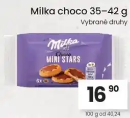 Kubík potraviny Milka choco nabídka