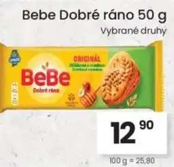 Kubík potraviny Bebe Dobré ráno nabídka