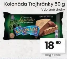 Kubík potraviny Kolonáda Trojhránky nabídka