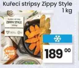 Kubík potraviny Kuřecí stripsy Zippy Style nabídka