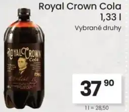 Kubík potraviny Royal Crown Cola nabídka