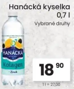 Kubík potraviny Hanácká kyselka nabídka