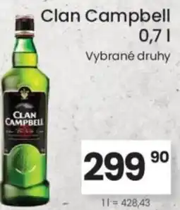 Kubík potraviny Clan Campbell nabídka