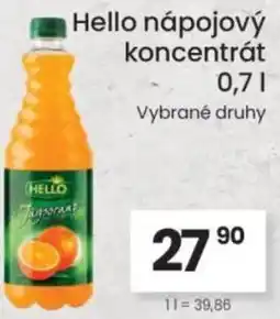 Kubík potraviny Hello nápojový koncentrát nabídka