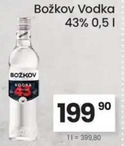Kubík potraviny Božkov Vodka 43% nabídka