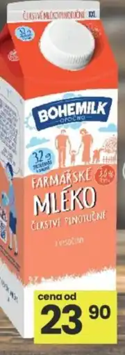 Kubík potraviny Bohemilk Čerstvé mléko nabídka