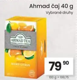 Kubík potraviny Ahmad čaj nabídka