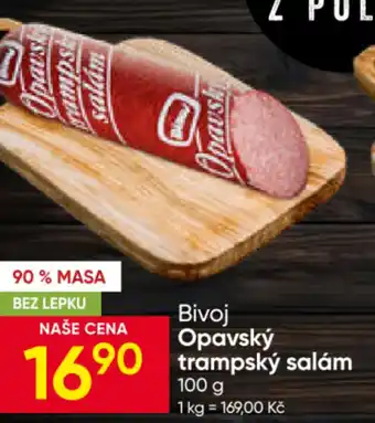 Hruška Bivoj Opavský trampský salám nabídka