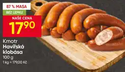 Hruška Kmotr Havířská klobása nabídka