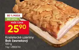 Hruška Kostelecké uzeniny Bok česnekový nabídka