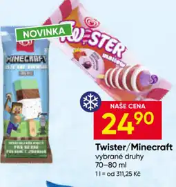 Hruška Twister/Minecraft nabídka