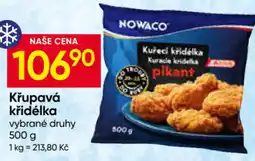 Hruška Nowaco Křupavá křidélka nabídka