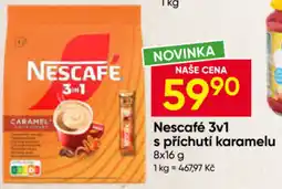 Hruška Nescafé 3v1 s příchutí karamelu nabídka