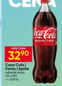 Hruška Coca Cola | Fanta | Sprite nabídka