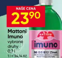 Hruška Mattoni Imuno nabídka