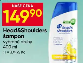 Hruška Head&Shoulders šampon nabídka