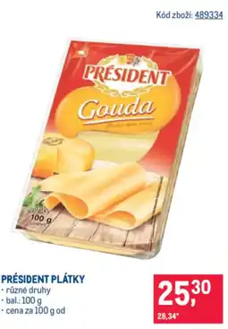 Makro Président plátky nabídka