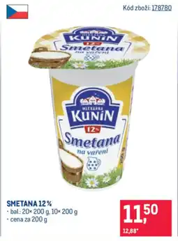 Makro Smetana 12% nabídka