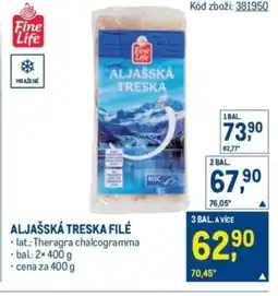 Makro Aljašská treska filé nabídka