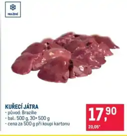 Makro Kuřecí játra nabídka