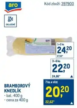 Makro Bramborový knedlík nabídka