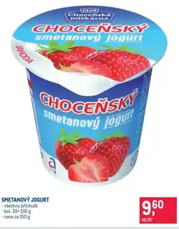 Makro Smetanový jogurt nabídka