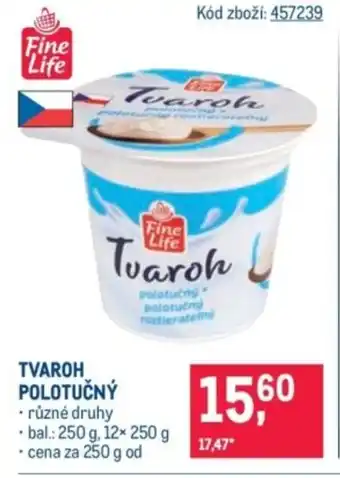 Makro Tvaroh polotučný nabídka