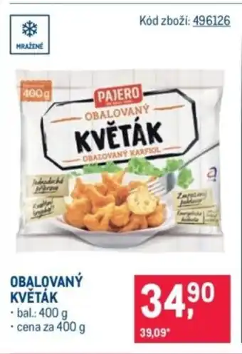 Makro Obalovaný květák nabídka