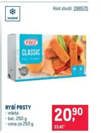 Makro Rybí prsty nabídka