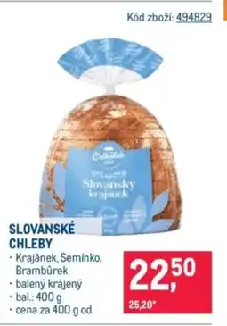 Makro Slovanské chleby nabídka