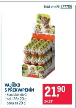 Makro Vajičko s prekvapením nabídka