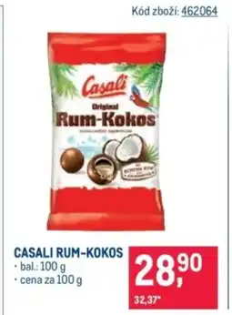 Makro Casali rum-kokos nabídka