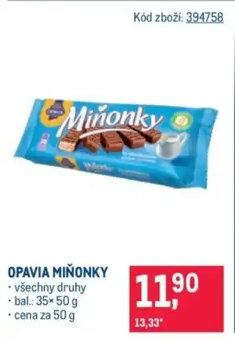 Makro Opavia miňonky nabídka