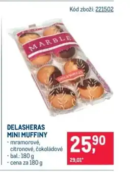 Makro Delasheras mini muffiny nabídka